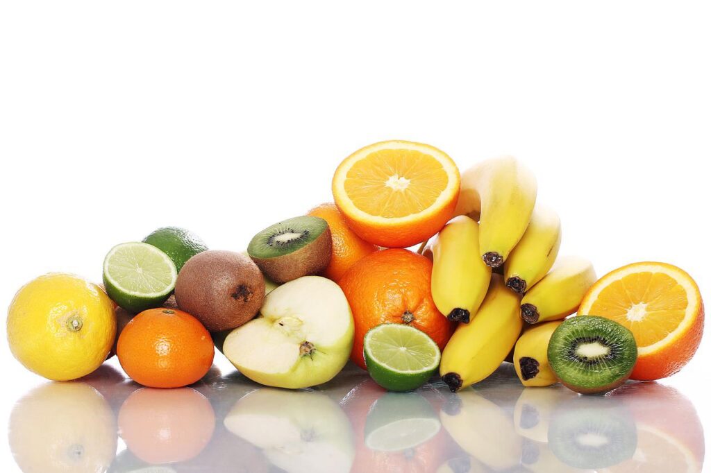 healthy food: fresh fruit